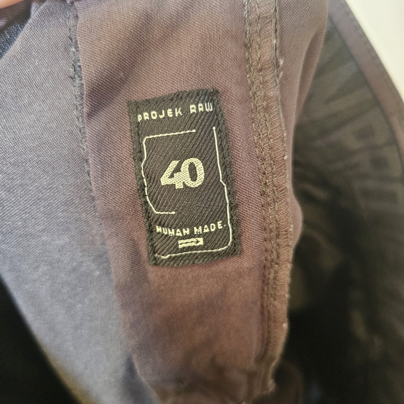 👍NWOT Projec Raw grey stretch docker shorts men size 40 US - Picture 4 of 7